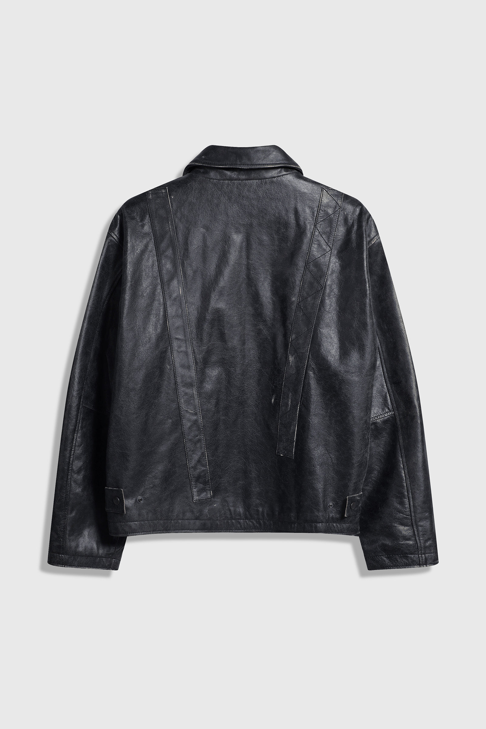 Destressed Leather Jacket