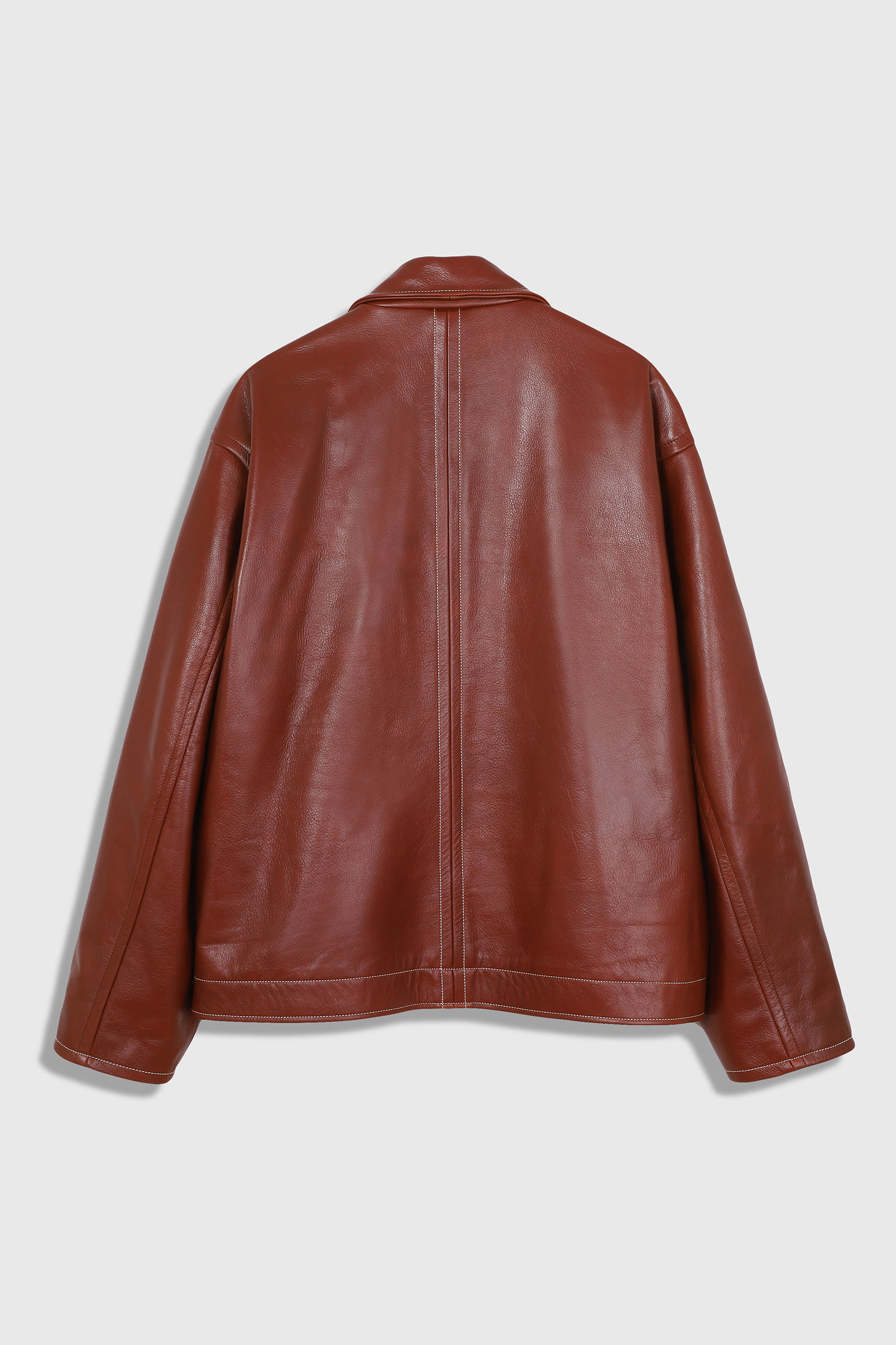Stitch Leather Jacket