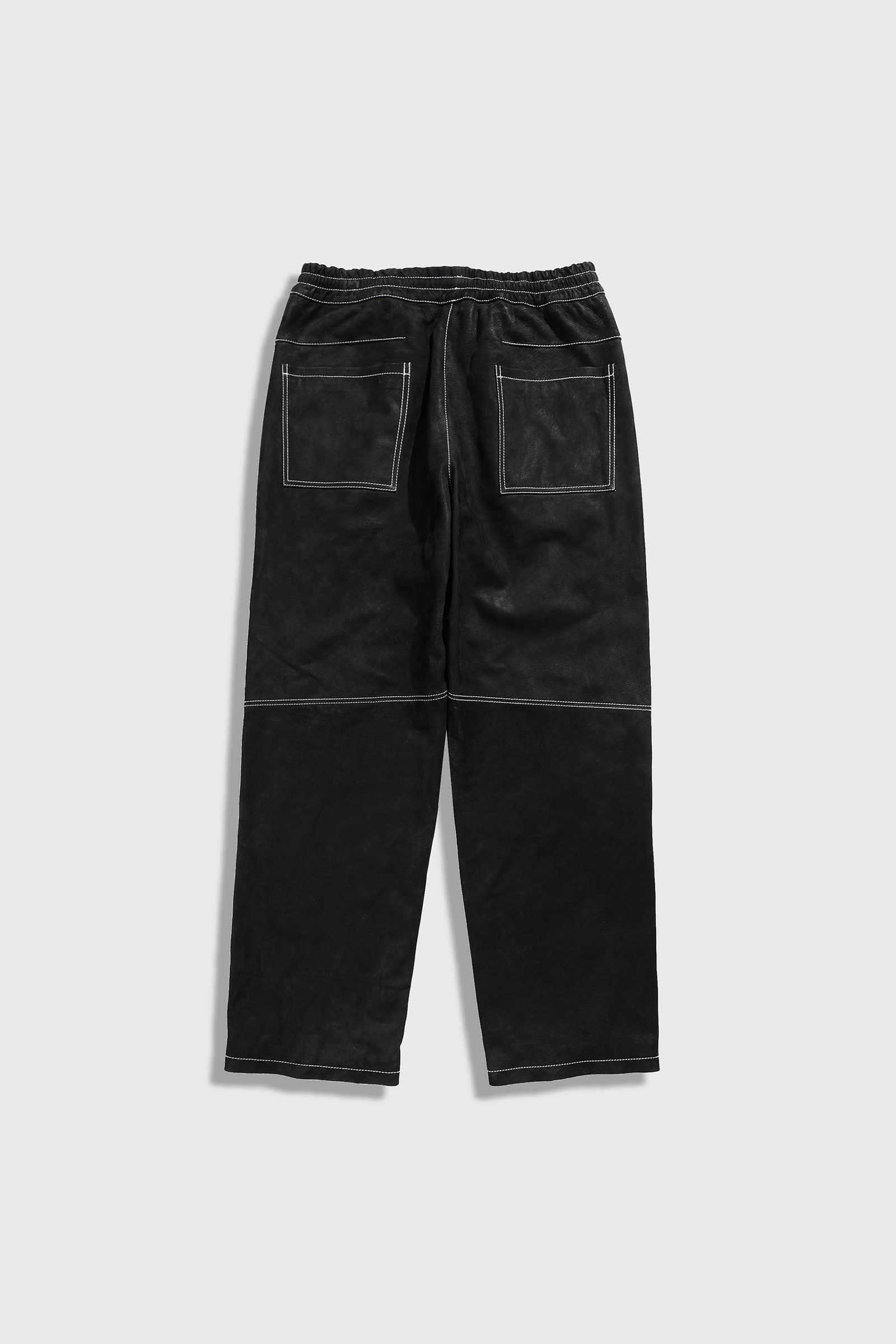 Panel Leather Pants